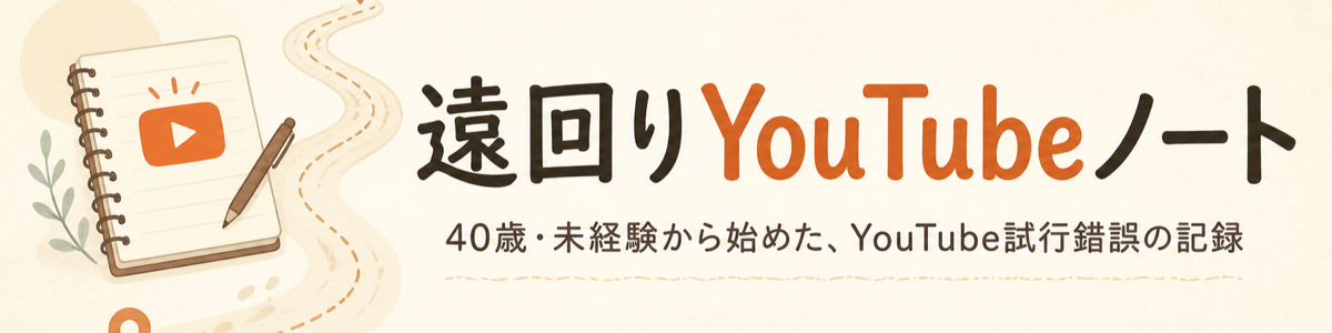 遠回りYouTubeノート